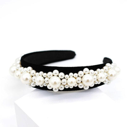 Serre-Tête à ornements fleurs en perles Dallas